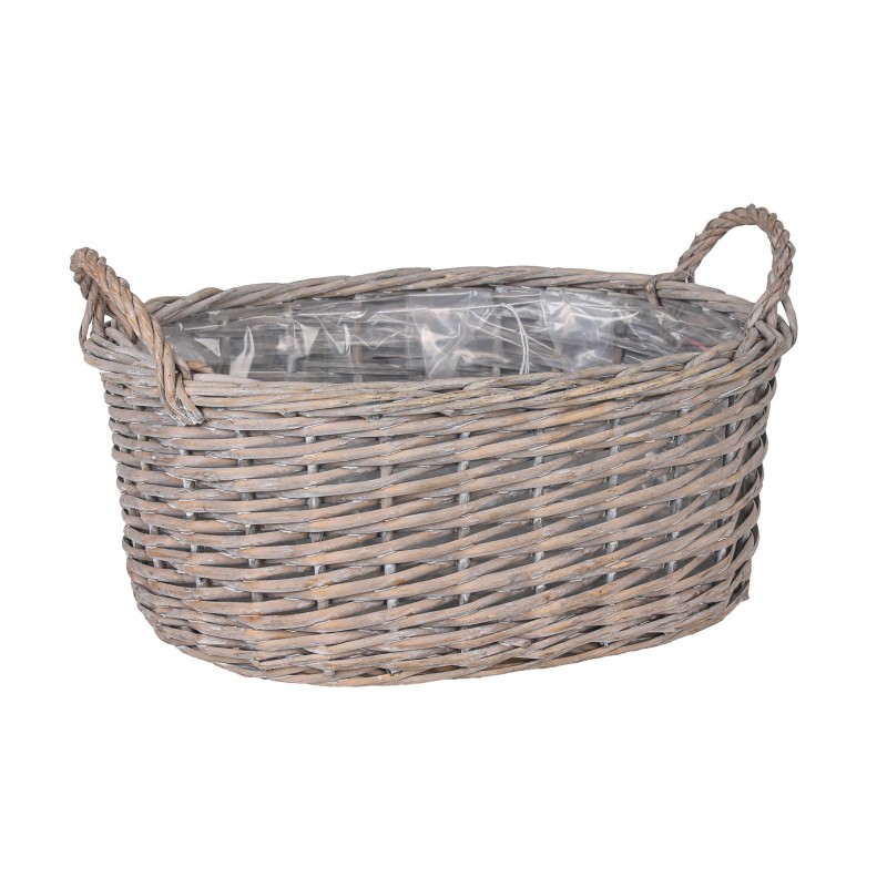 kosz wiklinowy na kwiaty